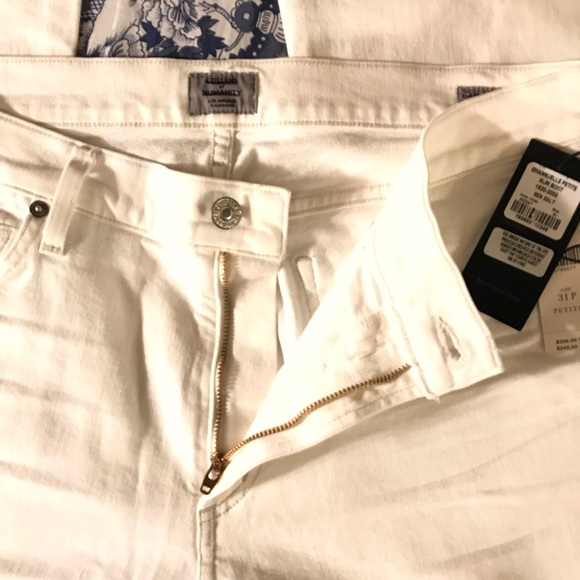 Citizens of Humanity Emannuelle Petite Slim Bootcut Jeans Size 31P in Sea Salt - Picture 6 of 11